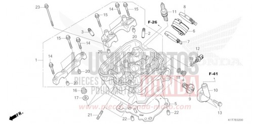 CYLINDER HEAD CRF300LRAP de 2023